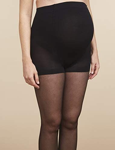 Motherhood Maternity Women's Maternity Sheer Pantyhose, Black, D #TOP2