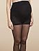 Motherhood Maternity Women's Maternity Sheer Pantyhose, Black, X-Large