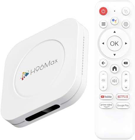 Android 14 TV Box 2025, LEFFOT M1 Plus 4K Ultra HD Streaming Device For