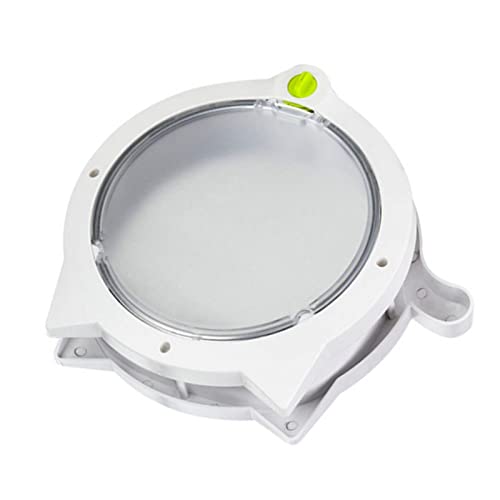 Katzentür mit Automatischer Klappe, Niedliche Magnettür mit 4 Verriegelungsmodi, Haustiersichere Eingangstür aus Kunststoff für Innen- und Außentüren (White)