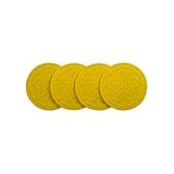Le Creuset Silicone Set of 4 French Coasters, Soleil