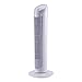 HOMCOM Ventilador de Torre Oscilante 70° Tower Fan Columna Ventilador de Pie Potencia 45W 3 Velocidad Asa de Transporte Hogar Oficina φ27x75cm Blanco