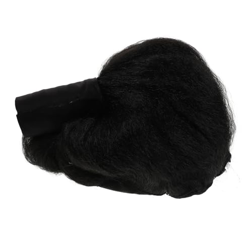 KOMBIUDA 黒ウィッグ 男性用 コスプレ用 パーティー パフォーマンス 相撲ウィッグ 風 サムライ レスリング コスチューム アクセサリー 合成繊維 軽量 頭囲対応