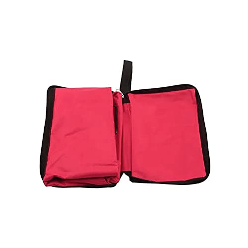 Sacola Carrinho de Compras Transporte Reforçada Resistente Bolsa Dobravel Feira 2 rodas Portatil