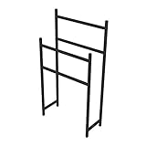 LEVIRA – Toallero, Morus - 43 x 80 - Negro