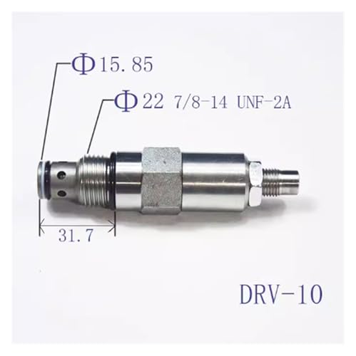 Cartouche filetée DRV-10 pour stabiliser la pression hydraulique - 3