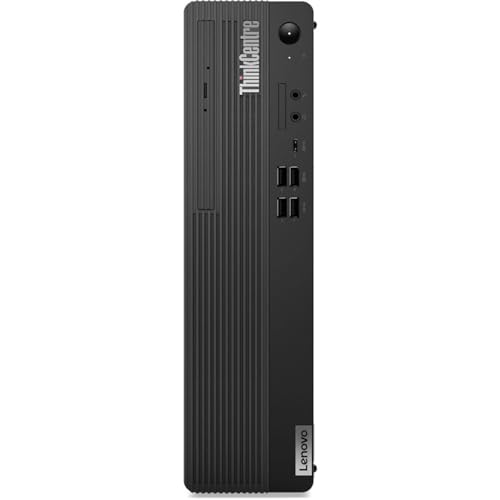 Image of Lenovo ThinkCentre M75s Gen 2 11R8004HUS Desktop Computer - AMD Ryzen 3 PRO 5350G Quad-core (4 Core) 4 GHz - 8 GB RAM DDR4 SDRAM - 256 GB M.2 PCI Express NVMe x4 SSD - Small Form Factor - Black