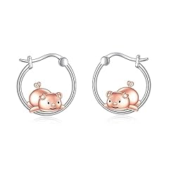 Pig Earrings Hoop