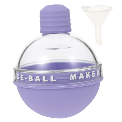 Molde para bolas de hielo pequeño reutilizable violeta miniatura 1
