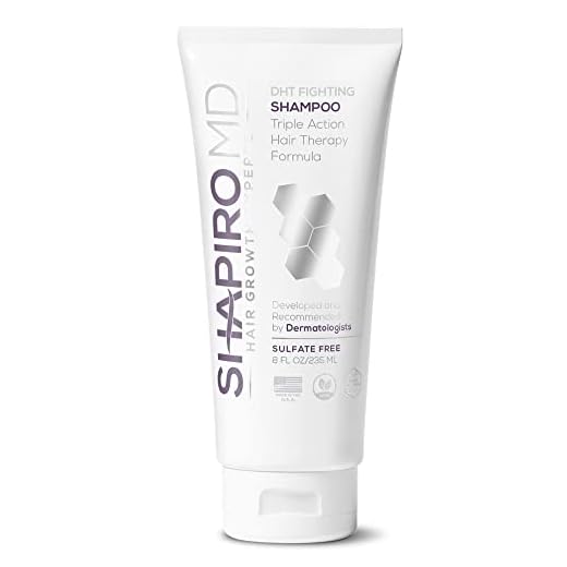 Shapiro MD Vegan Hair Loss Shampoo for Thinning Hair | Experience Healthier, Fuller and Thicker Looking Hair - Shapiro MD | 1-Month Supply