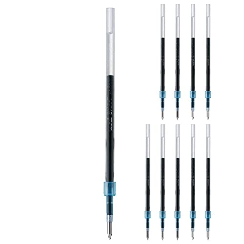Recharge de stylo bille Uni SXR-7 Jetstream – 0,7 mm – Noir 10 set