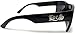 Locs 91105 Black Sunglasses | Authentic Gangster Flat Top Lowrider Maddogger Shades