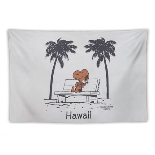 ポスター ピーナッツ スヌーピー ハワイ (11) タペストリー ポスター 印刷 ウォールアート リビング ダイニングルーム ベッドルーム 壁飾り 壁の絵60"x90"