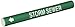 Brady 4133-A Bradysnap-On Pipe Marker, B-915, White On Green Coiled Printed Plastic Sheet, Legend "Storm Sewer"