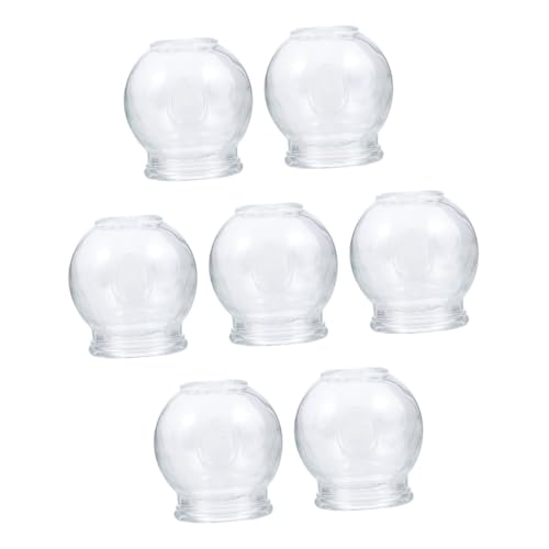 FOMIYES 7pcs Cupping Glass Cupping Therapy Device for Physical Therapy Chinese Tool Suction Cups