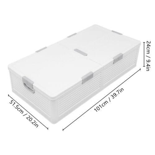 Weiß Aufbewahrungsbox Aufbewahrungsorganizer Aufbewahrungsbox mit Decke, für Schlafzimmer, Badezimmer, Kleiderschrank, Waschküche, Hauswirtschaftsraum, Kinderzimmer, Klassenzimmer, Büro