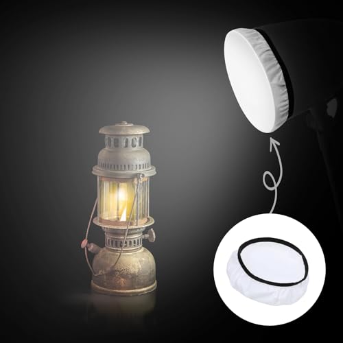 Image of 7 inch /18cm Light Diffuser,Soft Diffuser Lamp Cover White Lamp Shade Diffuser,Great for Studio Strobe Reflectors, Video Shooting (6Pcs)