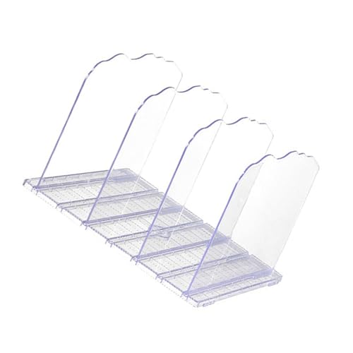 Séparateurs d'étagères blancs et transparents pour garde-robe de chambre - 4