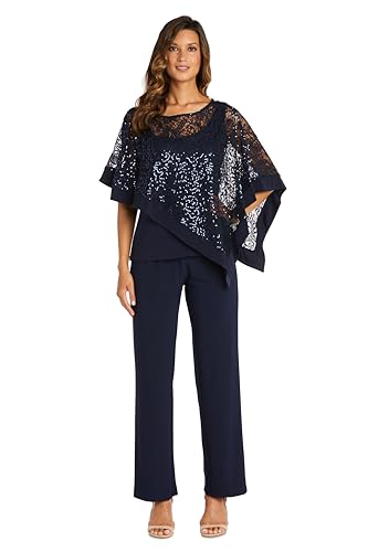 R&M Richards Women's Twilight Sparkle Lace Set