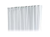 Keuco 14944000130 Plan Duschvorhang 200 x 300 cm 16 Ösen, uni weiß