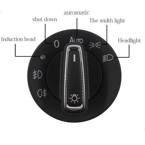 Interruptor del faro automatico 5ND941431X sensor luz compatible con GTI MK5 MK6 2006 5