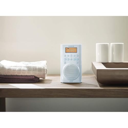 Radio de douche étanche SANGEAN SG-100 récepteur AM FM portable de salle de bain portable - 4