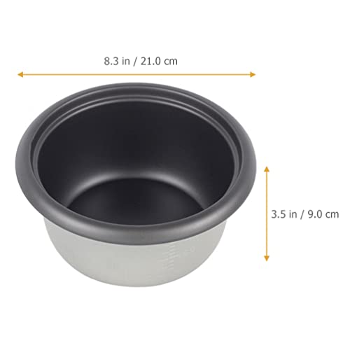Cabilock Rice Cooker Inner Pot Replacement Non-Stick Inner Cooking Pot Liner for Electric Rice Cooker Accessory - Image 4