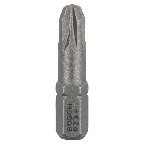 Bosch Accessories Bosch Professional Bit Extra-Hart für Pozidriv-Kreuzschlitzschrauben (PZ3, Länge: 25 mm, 3 Stück)