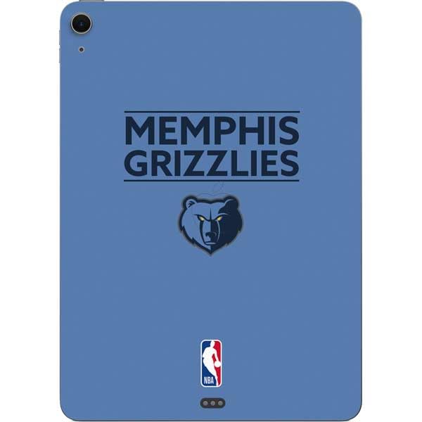 Skinit Decal Tablet Skin Compatible with iPad Air 11in (2024-2025) - Officially Licensed NBA Memphis Grizzlies Standard - Light Blue Design