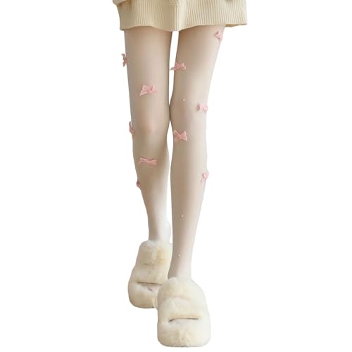 Y2K Patterned Sheer Tights for Women Gothic Punk Thigh High Pantyhose Harajuku Lolita Bandage Fishnet Stockings