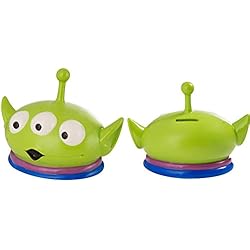 Sambro Disney Toy Story 4 Alien Hucha de cerámica, diseño de Cerdito, Color Verde