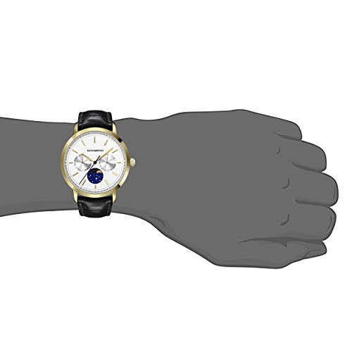 CITYWATCH Limited Edition Men's Watch with Black Genuine Leather Strap CY015.04BL