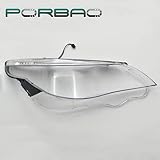 Esta nueva cubierta de faros delanteros es un buen reemplazo para tu cubierta agrietada o rota. Ajuste para BMW E60 con bordes de plástico negro de alambre 2004-2010.