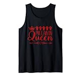melanin queen juneteenth black history month blm di proprietà nera canotta