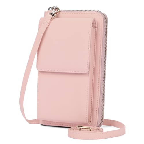 Image of SENDEFN Small Crossbody Cell Phone Purse for Women Leather Cellphone Bags Wallet Purses with Multi Card Slots