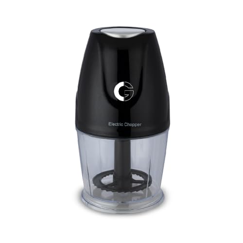 Image of CG - CHADR300 Adrina 300W Electric Vegetable Chopper Cutter, Chop, Mince, Dice, Whisk,Twin Blade, Large 400ML Bowl, OneTouch Operation, Compact Design, 2Yr Manufacturer Replacement Warranty - Black