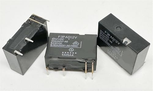 Relé F3PA012V miniatura con conmutación eficiente de 4 pines