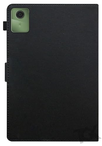 Image of TGK Flip Cover Case for Motorola Pad 60 Neo 5G 11 inch Tablet Executive Leather Built-in Pencil Holder (Black)