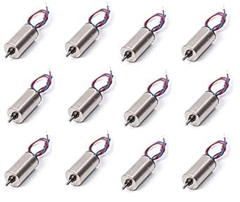SP Electron Pack of 12pcs 3.7V Micro Coreless motor 8.5x20mm 8520 High Speed 39000 RPM Motor Tiny Toy Drones