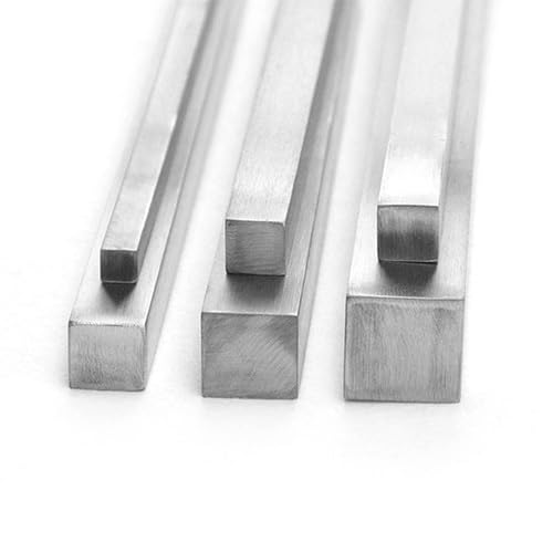 1 sztuka pręta stalowego, kwadratowy pręt ze stali nierdzewnej 304, 3 mm, 4 mm, 5 mm, 6 mm, 8 mm, 10 mm, 12 mm, 16 mm, długość 800 mm (3 x 3 mm)