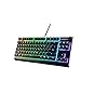 SteelSeries Apex 3 TKL – RGB Gaming Keyboard – Tenkeyless Compact Esports Form Factor – 8-Zone RGB Illumination – IP32 Water & Dust Resistant – American QWERTY Layout, Black