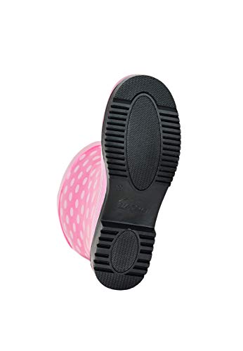 MADSea Damen Gummistiefel Ocean Halbschaft Pink mit Weißen Punkten, Größe:40 EU