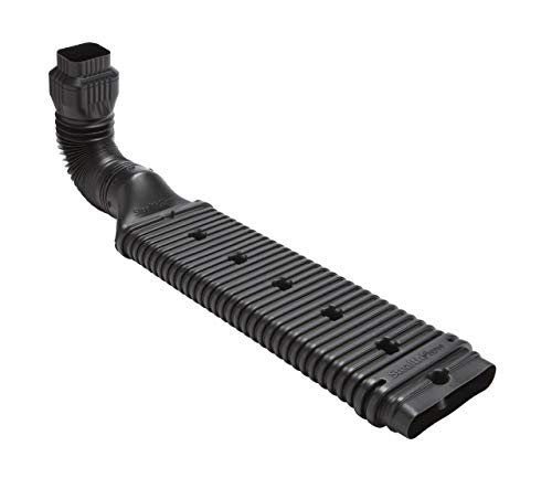 3 Pack Amerimax 4601 Downspout Extension, Black