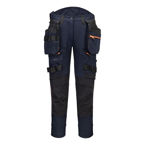 Pantalon femme DX4 Portwest Marine Foncé M à poche holster détachable vêtement de travail