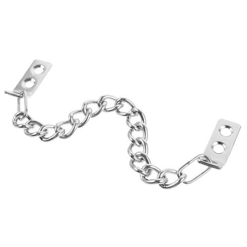 SOIMISS Catena Porta in Resistente Antintrusione per Armadietti e Porte Installazione Semplice Design Robusto e Durevole per Sicurezza Domestica e Commerciale