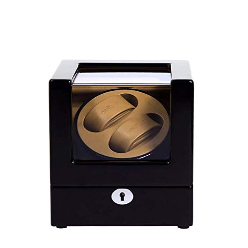 Watch winders for automatic watches en negro elegante con doble rotor selecto 1