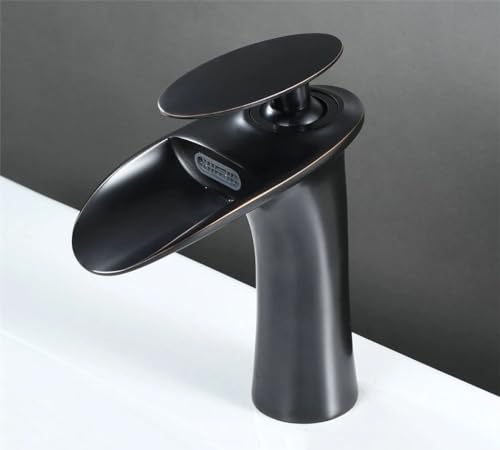 Robinet de bain blanc cascade pour vasque et lavabo moderne - 2