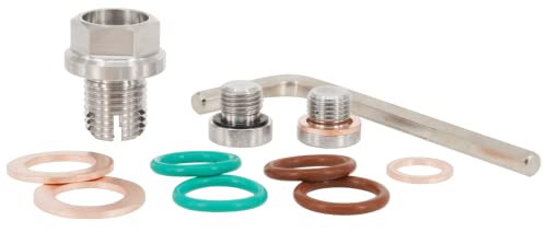 Dsnaduo M14.1-1.5 X 15Mm Oversize Piggyback Oil Drain Plug, Stainless Steel Self Tapping Oil Pan Thread Repair Kit #TOP5