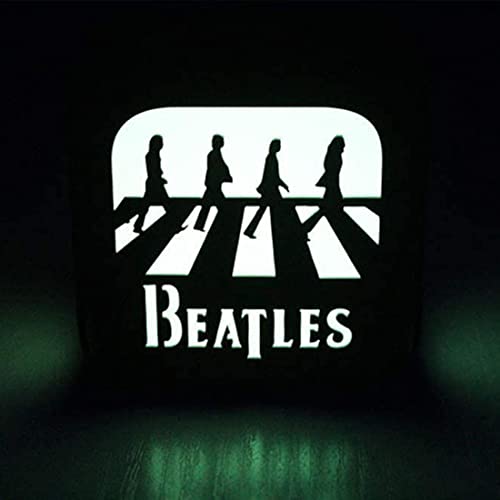 The New Beatles Réveil stéréo 3D créatif, veilleuse LED, horloge électronique pour chambre à coucher, dégradé de… - Les Beatles, Paul McCartney, John Lennon, RIngo Starr, George Harrison The New Beatles Réveil stéréo 3D créatif, veilleuse LED, horloge électronique pour chambre à coucher, dégradé de… – Image 4