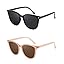 A02(2 Pack)black Frame/Grey Lens+light Coffee Frame/Brown Lens A02(2 Pack)black Frame/Grey Lens+light Coffee Frame/Brown Lens